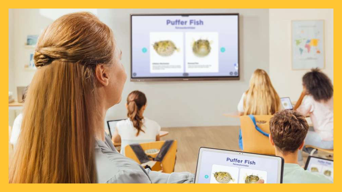 Màn Hình Tương Tác 75 Inch IFP7534 Dành Cho Lớp Học Hiện Đại, Chuẩn EPEAT Gold, Android 14, Hỗ Trợ Dạy Học, Kết Nối USB-C, Viết Vẽ Mượt