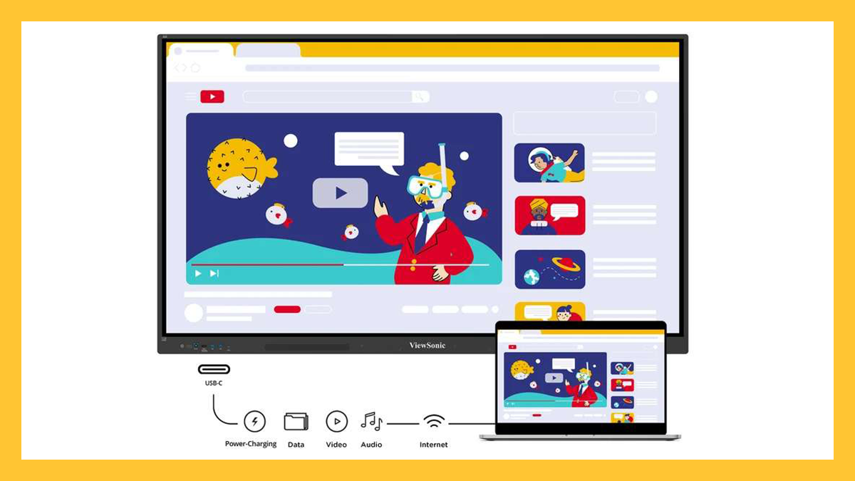 ViewSonic IFP6534 – Màn Hình Tương Tác Dành Cho Giáo Dục Hiện Đại 