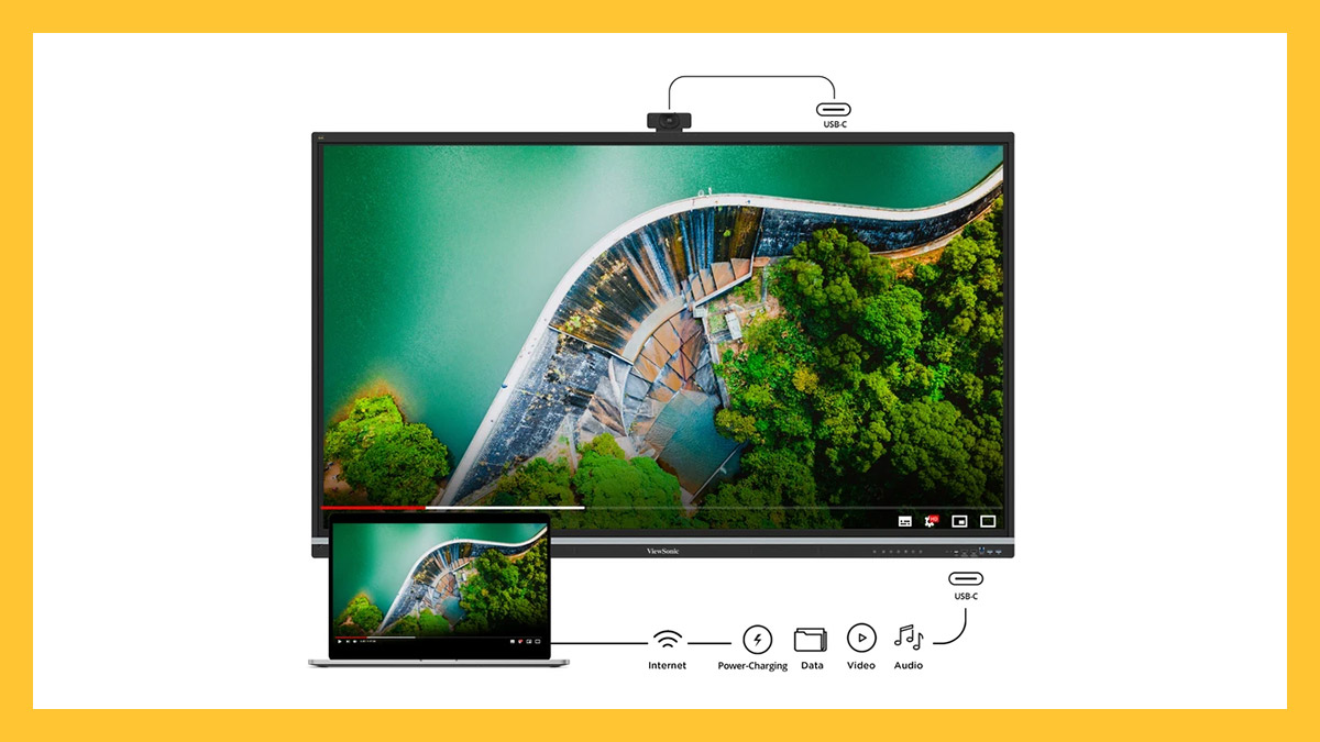 Màn Hình Tương Tác IFP8651-1C Hỗ Trợ Giáo Viên Giảng Dạy Thông Minh, Cảm Ứng 50 Điểm, Âm Thanh Sống Động, Tiết Kiệm Năng Lượng 