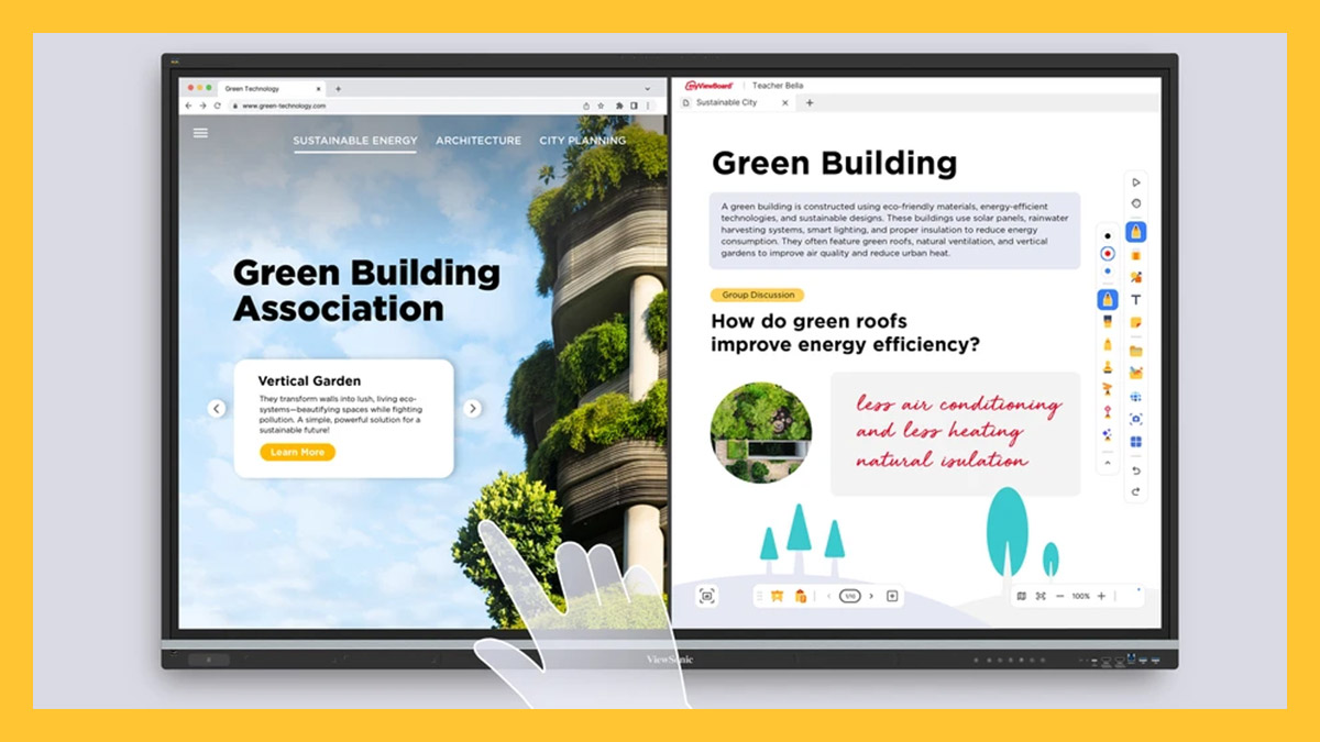 Màn Hình Tương Tác Thông Minh 55” 4K, Cảm Ứng Siêu Nhạy, Android 14, Âm Thanh Sống Động, Phù Hợp Lớp Học Và Phòng Họp Hiện Đại 