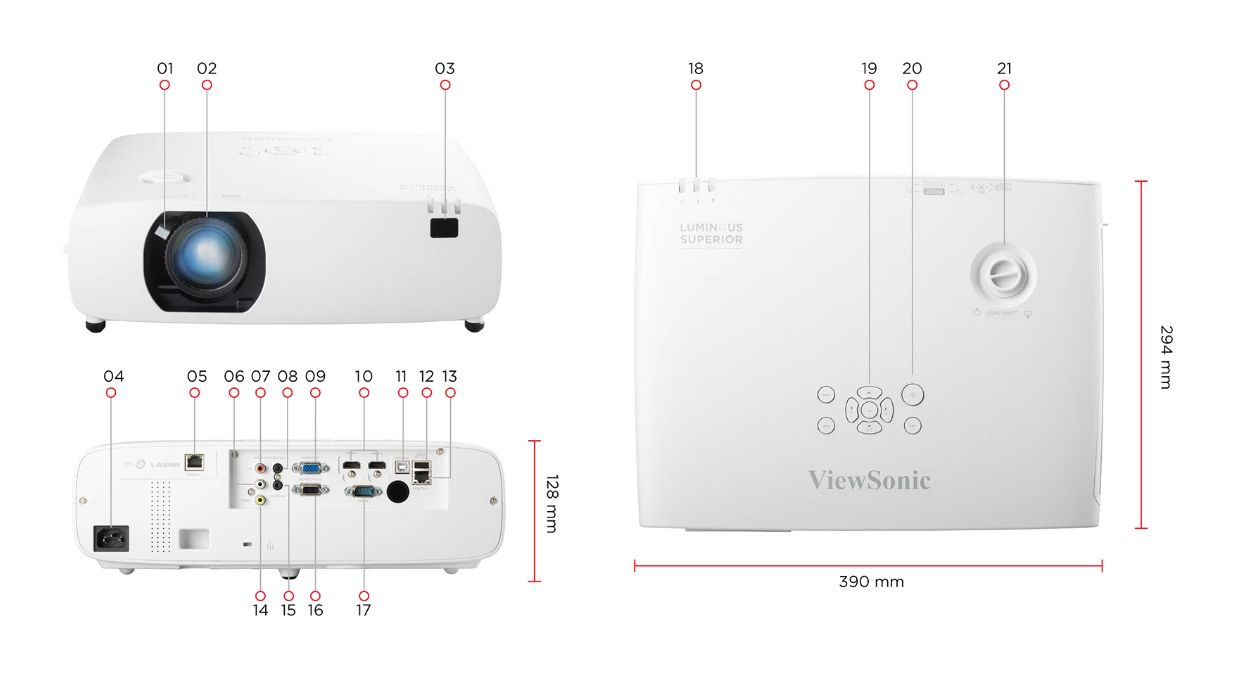 Máy Chiếu Laser LSC521WU Với Độ Sáng 5,200 ANSI Lumens, Màn Hình Lớn Đến 300 Inch, Tỉ Lệ 21:9, Tuổi Thọ 30,000 Giờ, Phù Hợp Không Gian Chuyên Nghiệp
