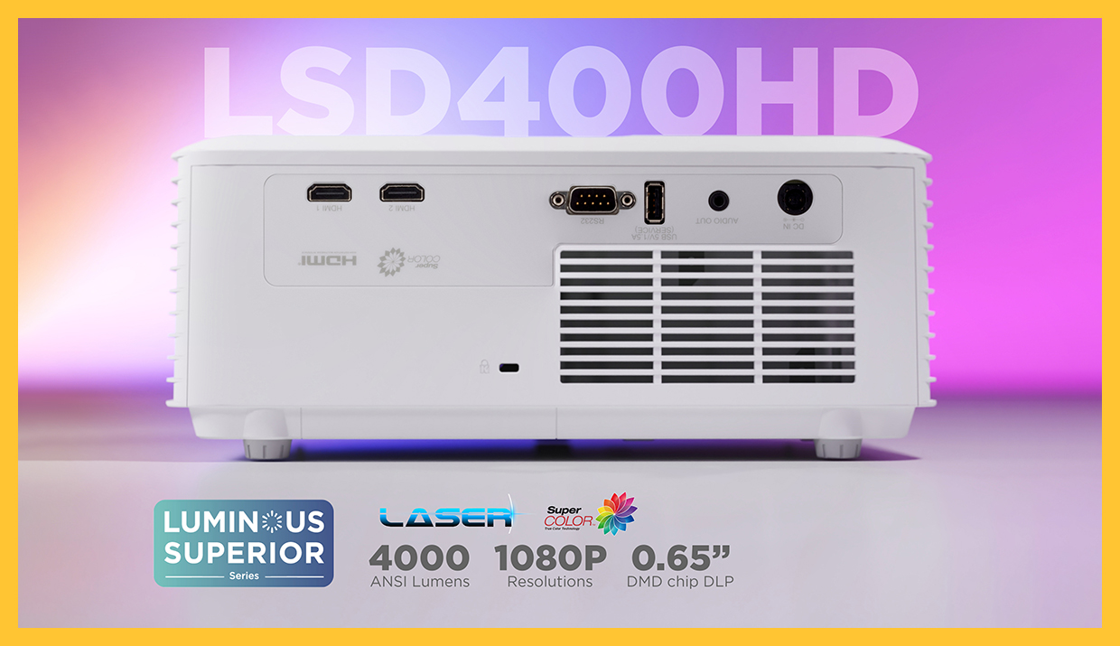 ViewSonic LSD400 Series: Dòng Máy Chiếu Laser Đáng Chú Ý Nhất Năm Nay