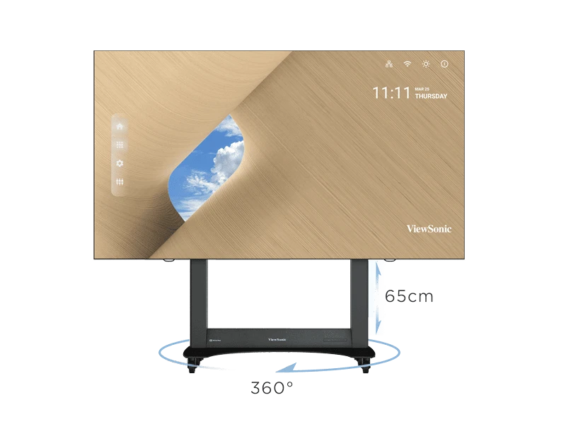 Khả năng gập gọn và di chuyển của màn hình LED 138 inch