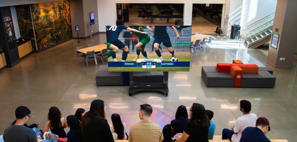 màn hình dvLED di động 138 inch
