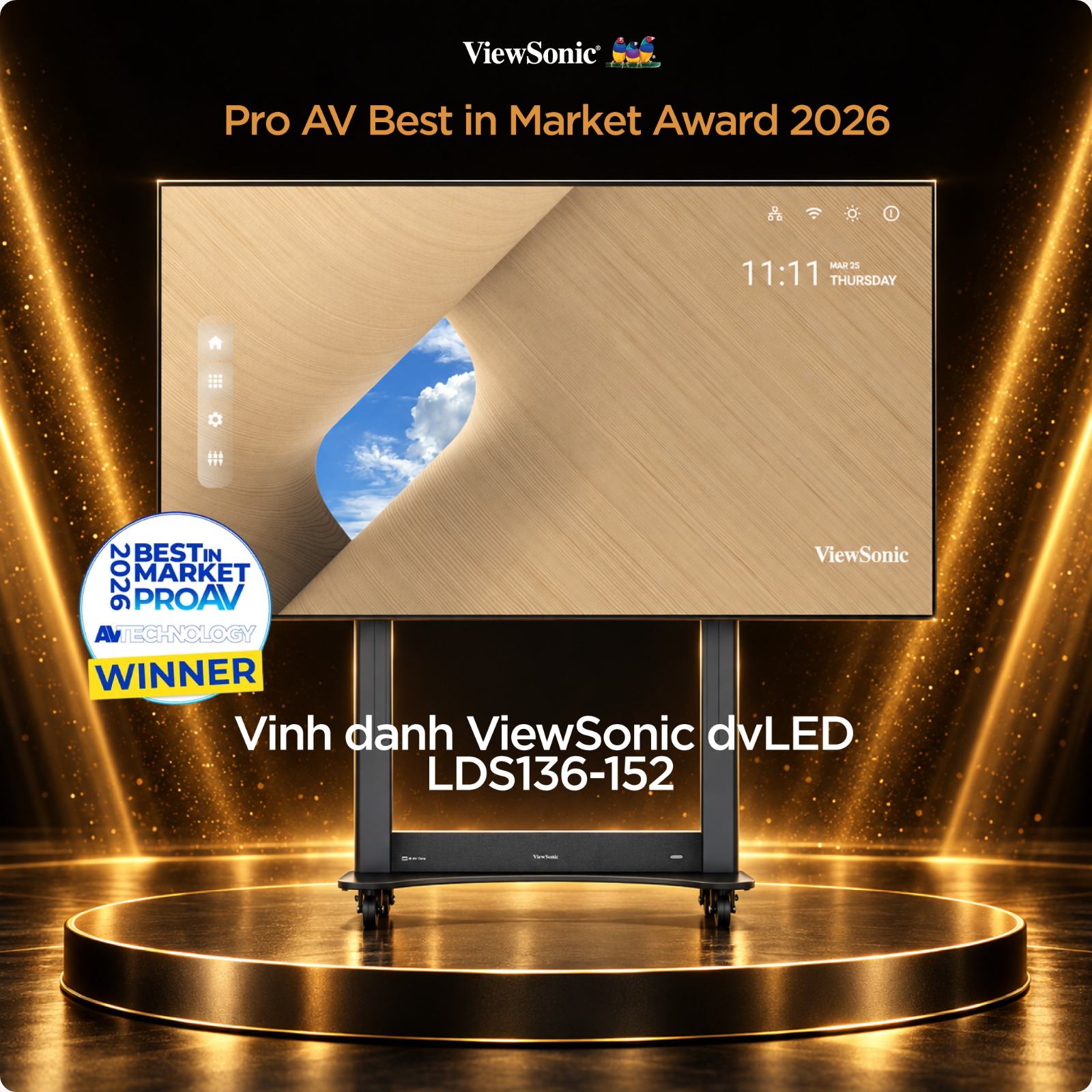 Màn hình LED di động ViewSonic LDS136-152